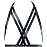 Bijoux Indiscrets Maze - Soutien-Gorge Licol Harnais Noir